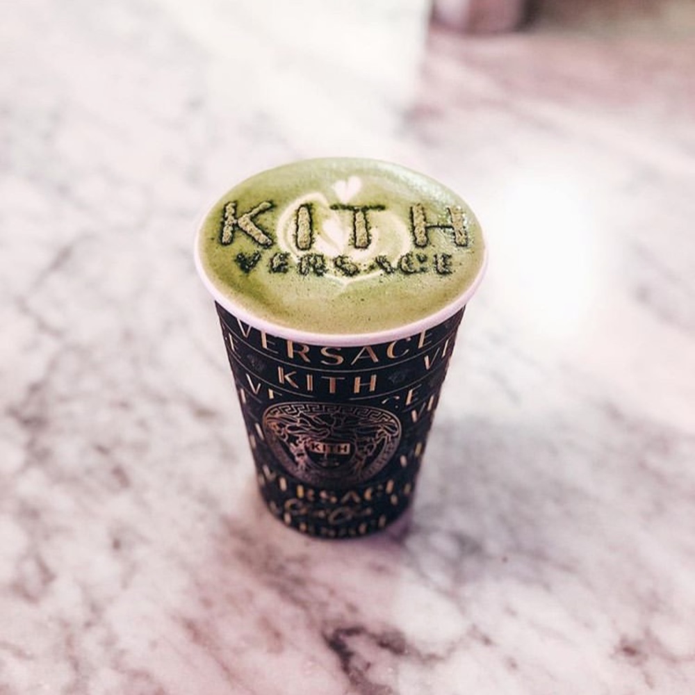Kith X Versace X cha cha matcha paper cup